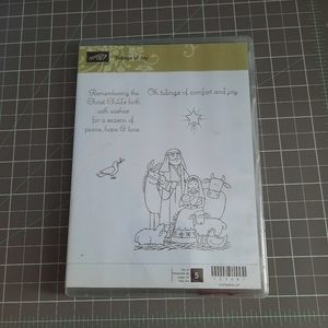 Tidings of Joy Stampin Up rubber cling mount stamp set.